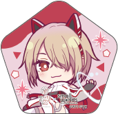 【ヘブンバーンズレッド×スモールワールズ】描き起こしミニキャラ缶バッジ【A】