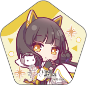 【ヘブンバーンズレッド×スモールワールズ】描き起こしミニキャラ缶バッジ【B】