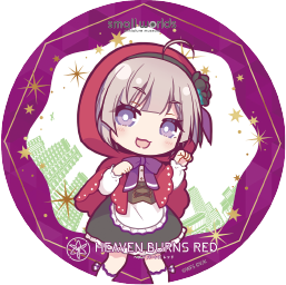 【ヘブンバーンズレッド×スモールワールズ】描き起こしミニキャラアクリルコースター【A】