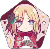 【ヘブンバーンズレッド×スモールワールズ】描き起こしミニキャラ缶バッジ【B】