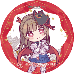 【ヘブンバーンズレッド×スモールワールズ】描き起こしミニキャラアクリルコースター【B】