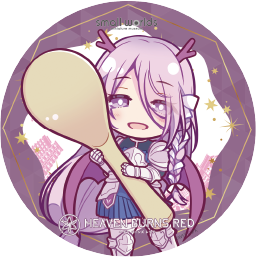 【ヘブンバーンズレッド×スモールワールズ】描き起こしミニキャラアクリルコースター【B】