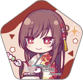 【ヘブンバーンズレッド×スモールワールズ】描き起こしミニキャラ缶バッジ【A】