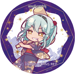 【ヘブンバーンズレッド×スモールワールズ】描き起こしミニキャラアクリルコースター【B】