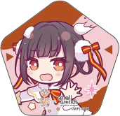 【ヘブンバーンズレッド×スモールワールズ】描き起こしミニキャラ缶バッジ【B】