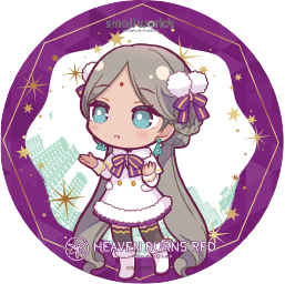 【ヘブンバーンズレッド×スモールワールズ】描き起こしミニキャラアクリルコースター【A】