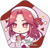 【ヘブンバーンズレッド×スモールワールズ】描き起こしミニキャラ缶バッジ【B】