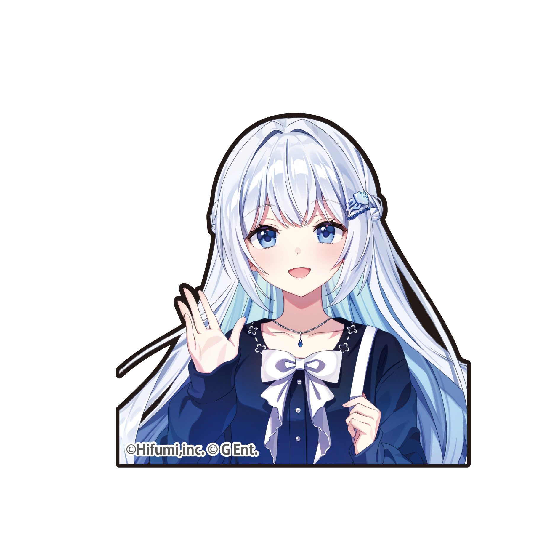 ピンバッジ 藍月なくる