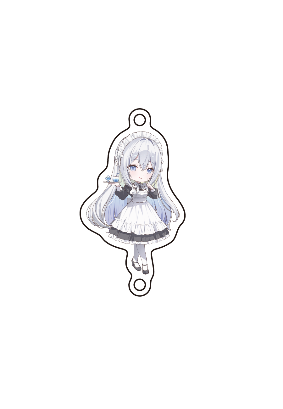 連結アクリルキーホルダー(8種)藍月なくる(Ver.A)