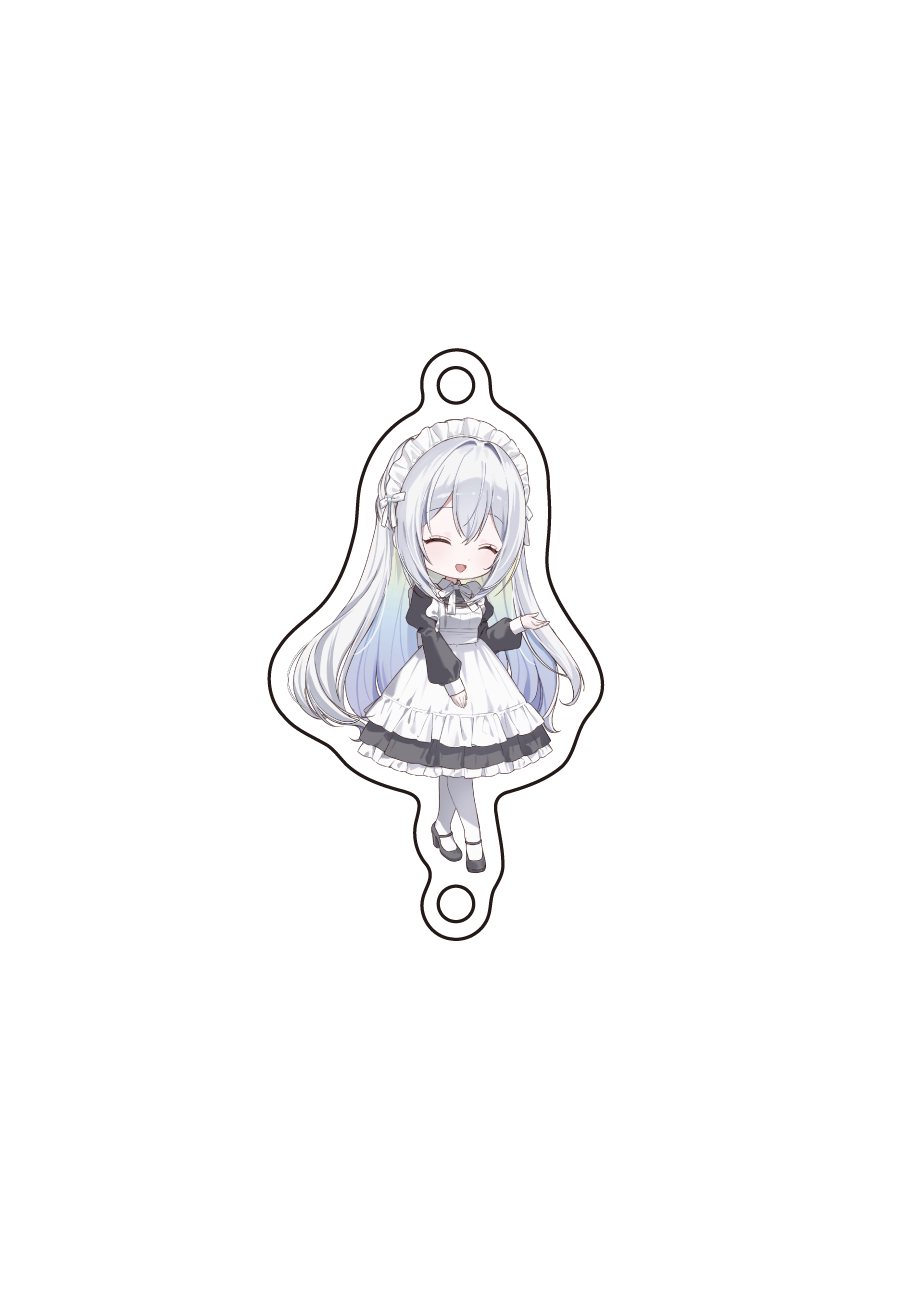 連結アクリルキーホルダー(8種)藍月なくる(Ver.B)
