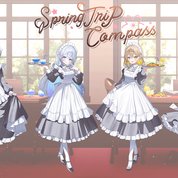 藍月なくる・棗いつき・無 來・ナツメイツキ × Spring Trip Compass