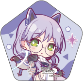 【ヘブンバーンズレッド×スモールワールズ】描き起こしミニキャラ缶バッジ【A】