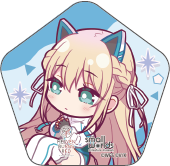【ヘブンバーンズレッド×スモールワールズ】描き起こしミニキャラ缶バッジ【A】
