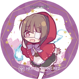 【ヘブンバーンズレッド×スモールワールズ】描き起こしミニキャラアクリルコースター【B】