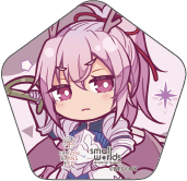 【ヘブンバーンズレッド×スモールワールズ】描き起こしミニキャラ缶バッジ【B】