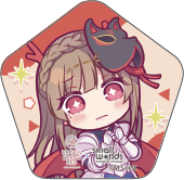 【ヘブンバーンズレッド×スモールワールズ】描き起こしミニキャラ缶バッジ【B】