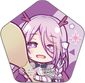 【ヘブンバーンズレッド×スモールワールズ】描き起こしミニキャラ缶バッジ【B】
