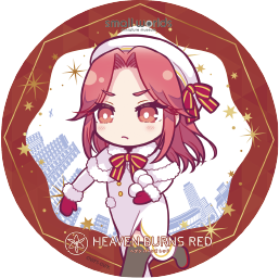 【ヘブンバーンズレッド×スモールワールズ】描き起こしミニキャラアクリルコースター【B】