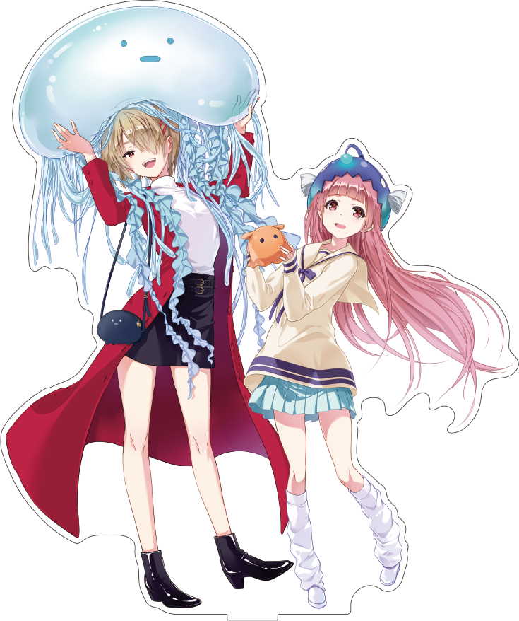 【サンシャイン水族館×ヘブンバーンズレッド】描き下ろしBIGアクリルスタンド