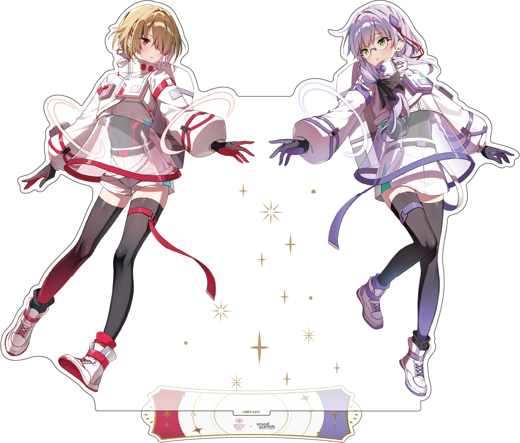 シャルロッタ　BIGアクリルスタンド　ヘブバン　スモールワールズ　スモワル ヘブンバーンズレッド×スモールワールズ】BIGアクリルスタンド