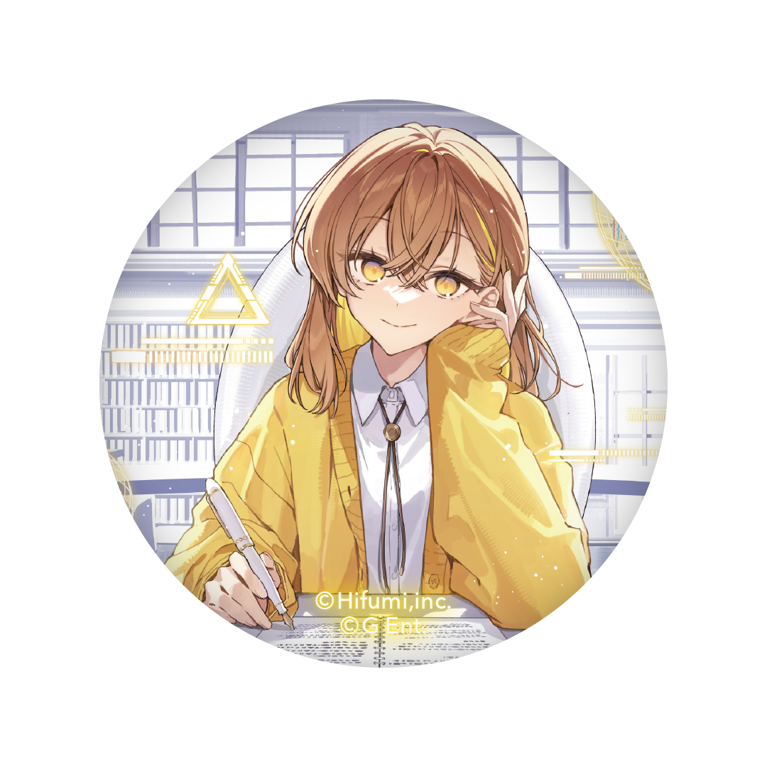 【「棗いつきの書斎から」 公開録音イベント】缶バッジ（メインビジュアルver.）