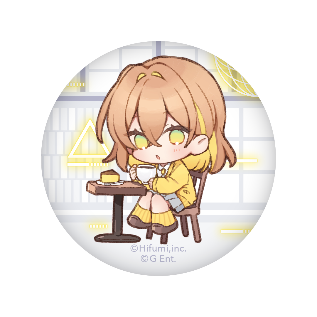 【「棗いつきの書斎から」 公開録音イベント】缶バッジ（ミニキャラ一休みver.）